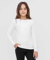 Блузка кружевная трикотажная белая Button Blue, школьная форма для девочек  фото, kupilegko.ru